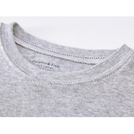 Dolphin&Fish Little Girls Dinosaur Cotton Short Pajamas Summer Kids Clothes Toddler Pjs 3T