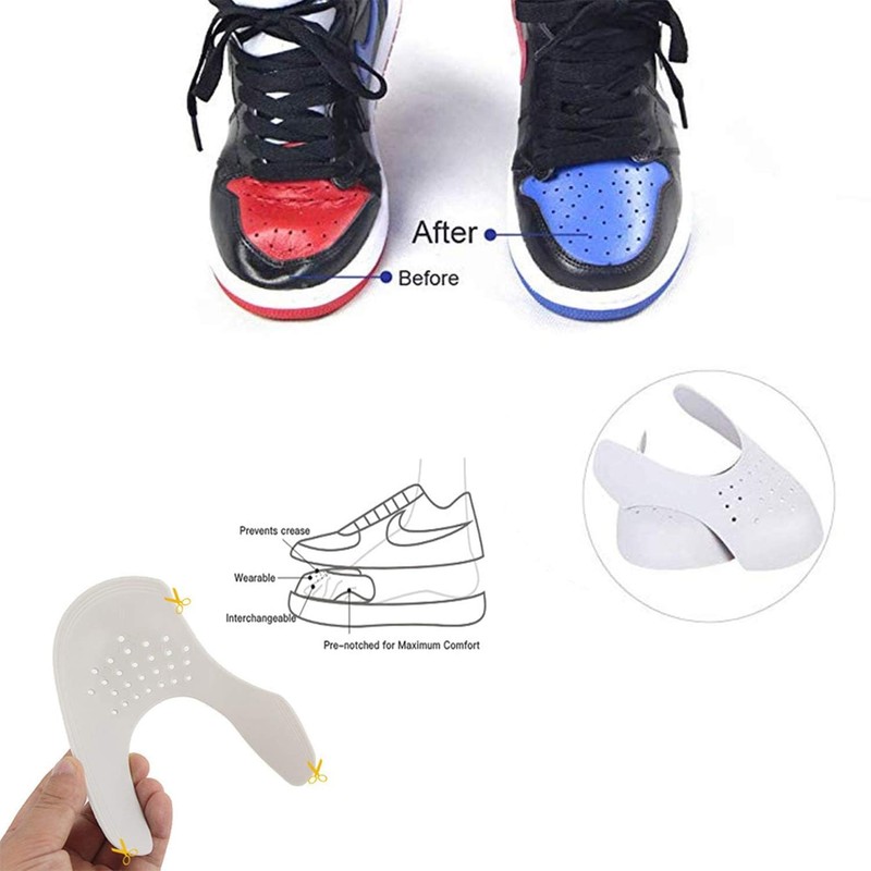 YOLOPARK 4 Pairs Shoe Blister Protector Anti Wrinkle Guards for