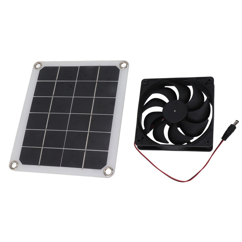10W Solar Panel Exhaust Fan Waterproof Solar Powered Attic Ventilator