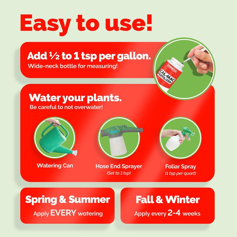 Cal-Mag for Plants Plus Iron and Micros, Calcium and Magnesium,
