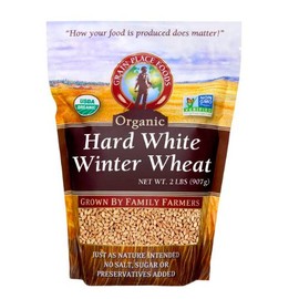 Grain Place Foods Non-GMO Organic Hard White Winter Wheat 2lb Bag