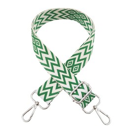 Bag Straps for Changing, Adjustable Shoulder Strap for Bags, Bag Strap Wide 3.8 cm Shoulder Strap with Carabiner Silver, Shoulder Strap for Women Carry Strap Bags DIY, Green, X30