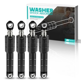 WH03X29516 Washer Shock Absorbers 4PCS for GE Front Load Washer - Replaces PD00073502 PS16217190 AP6986712 EAP16217190 - Stops Excessive Vibration, Noise & Drum Shaking - Durable Rubber & Plastic