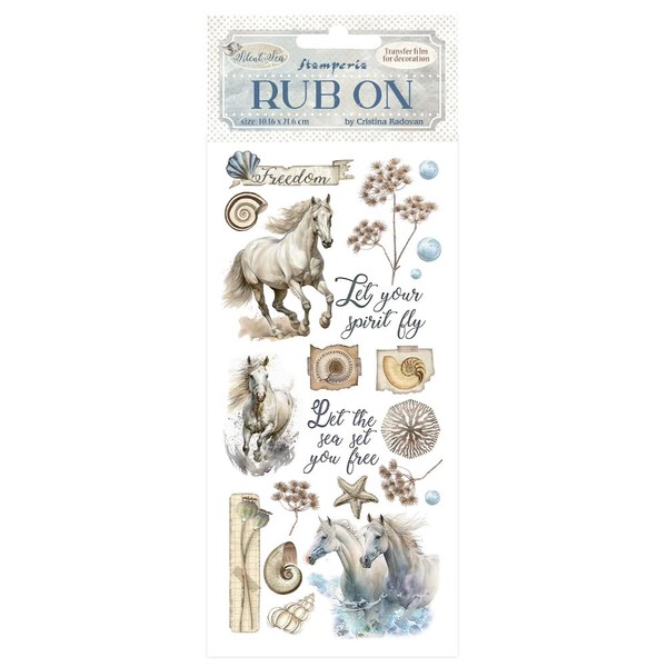 Stamperia DFLRB156 Rub-on, Assorted, 4" x 8.5" x 0.025"