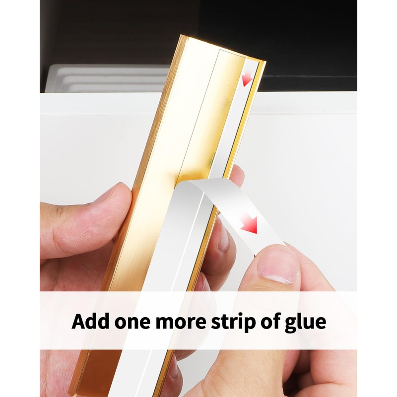 BaiNong 5pack 6 inch self Adhesive Cabinet pulls Adhesive Cabinet