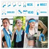 Cooling Microfiber Towels for Neck and Face – Soft, Breathable,