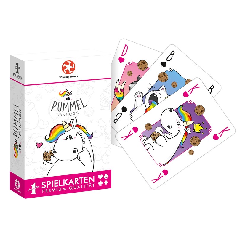 Waddingtons Number 1 Classic Playing Cards, Pummel unicorn.