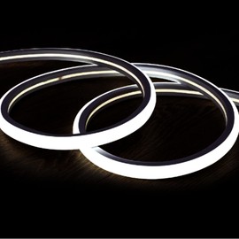 EUROXANTY Flexible LED Strip Neon | LED Strip for Installation | with Power Supply | LED Strip Light | LED Strip Kitchen | Neon Flexible Indoor | 5 Metres | White