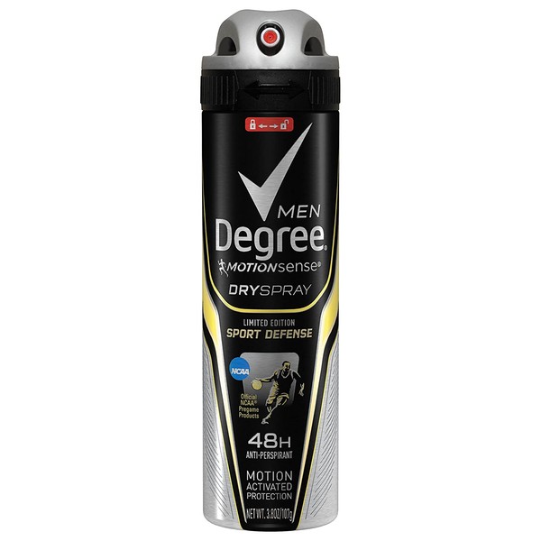 Degree Men MotionSense Antiperspirant Deodorant Dry Spray, Sport Defense 3.8 Ounce (Pack of 1)