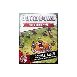 Games Workshop 99220910003" Blood Bowl Elf Pitch & Dugouts Board