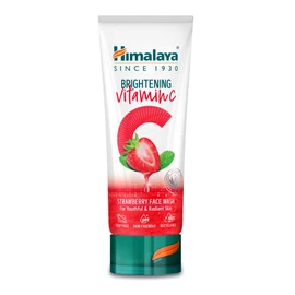 Himalaya Brightening Vitamin C Strawberry Face Wash | Brightening Face Cleanser | Remove Dull Skin | 100ml