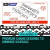 Baumr-AG Tru-Sharp 0.325 Inch Pitch Chainsaw Chain for 18 Inch