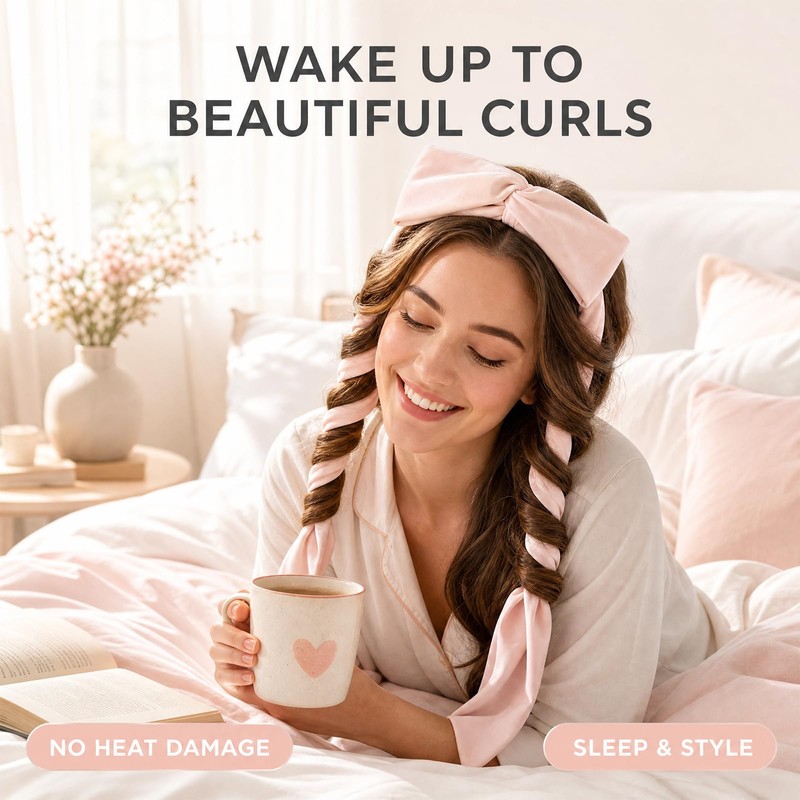 2026New Heatless Curl Headband,No Heat Required Does Not Damage Hair