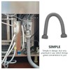 Sink connecting extension drain hose for washing machine water outlet