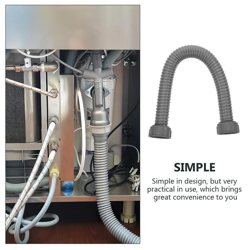 Sink connecting extension drain hose for washing machine water outlet