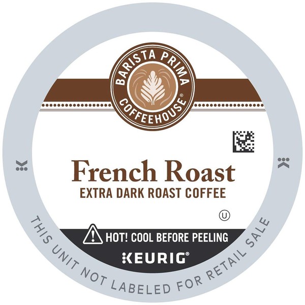 Barista Prima Coffeehouse Coffee, Keurig K-Cups, French Roast, 24- Count