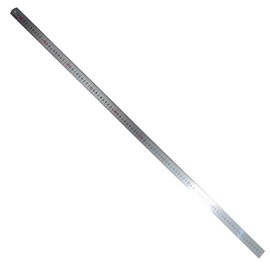 Dapetz ® Large Stainless Steel Ruler Rule Measuring Measure Straight Edge 1 Metre 40" 100cm 1000mm - New Upgraded Version Does NOT Bend - Very Strong - Packed in Postal Tubes