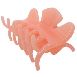 Topkids Accessories 6.5cm Pastel Hair claw for Women and Girls, Hair accessories for Women, Claw clip, Hair claw clip, Claw clips for thick hair, Hair clips (Rose Quartz)