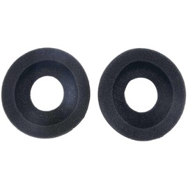 Rhinenet Foam Earpads Cushion Cover for Plantronics Blackwire C310 C320 C225 C215 C315 C325 C300 C3225 HW251N HW520 Jabra PRO 920 930 Biz 1500 2400 Headset Replacement Ear Pad, 2 Pack, Black