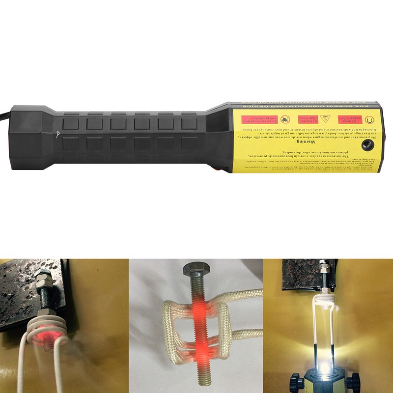 HandHeld Electromagnetic Induction Heater 1200W Flameless Rusty Screw Bolts Heating