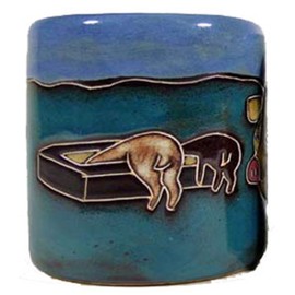Mara Stoneware Mug - Pigs - 16 oz