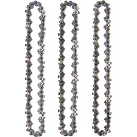Oregon 3-Pack Chainsaw Chain for 14-Inch (35 cm) Bar -52 Drive Links – low-kickback chain fits Husqvarna, McCulloch, Ryobi, Bosch and more (91P052X3)
