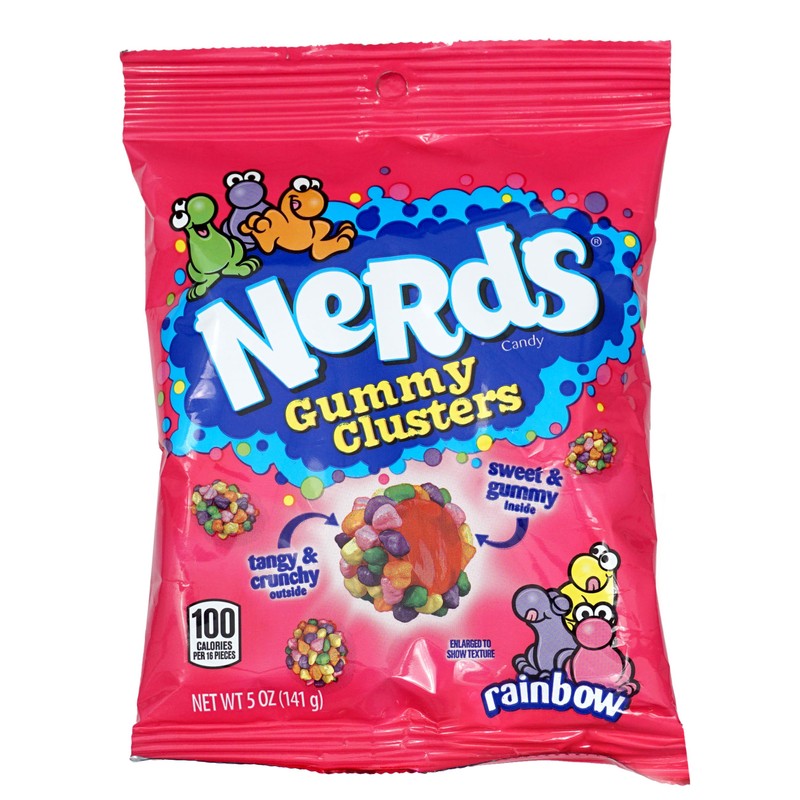 NerdsGummy Clusters, 5 Ounce Bags (Pack of 3), 15 Ounces