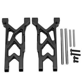 RC Front Lower Suspension Arms Kit 1/10 RC Front Lower Swing Arm for ARRMA Typhon for Big Rock for SentonBlack