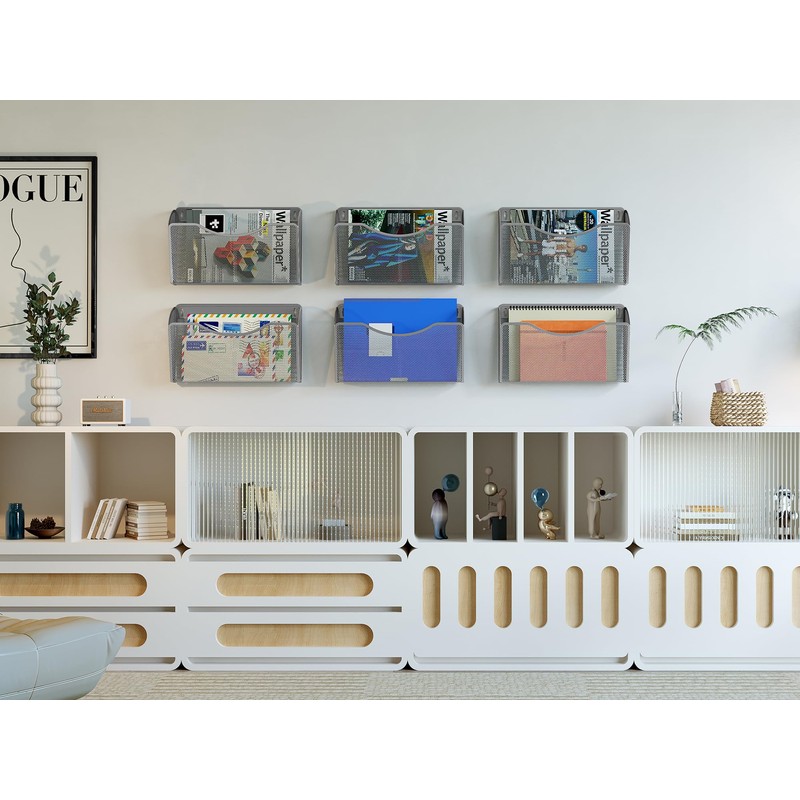 EasyPAG 1 Pocket Landscape A4 Mesh Hanging Wall File Holder