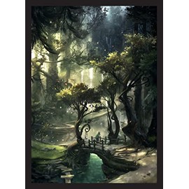 MTG Sleeves 50 MTG Standard Card Sleeves Deck Protector - Forest Journey