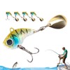 Top Water Fishing Lures | Swimming Lures,Highly Realistic Pre-Rigged Wobble