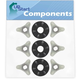 3-Pack 285753A Washer Motor Coupler Replacement for Kenmore/Sears 11016212503 Washer - Compatible with 285753A Washing Machine Motor Coupling Kit - UpStart Components Brand