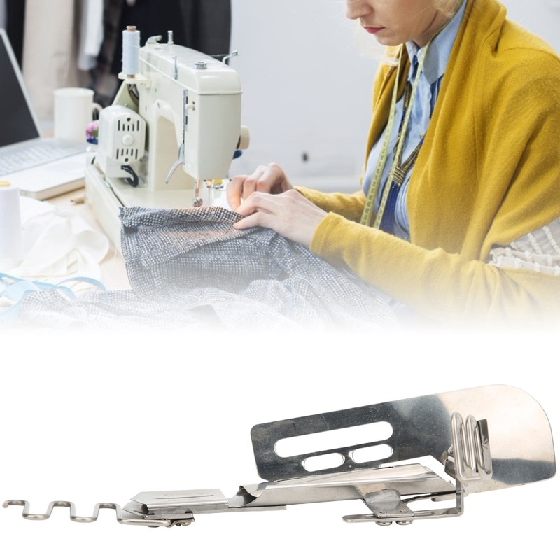 Hemmer Folder Sleeves Binder Rolled Hem Tool 2/3 Needles Sewing