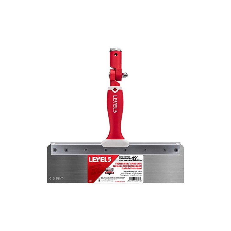 LEVEL5 12" Offset Knife, 0.6mm STIFF Stainless Steel Blade |
