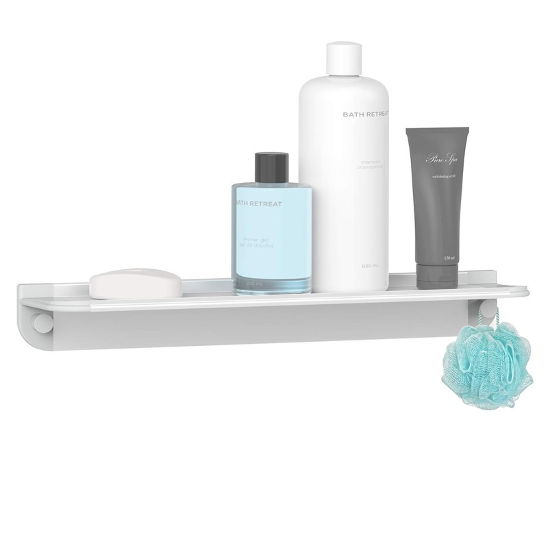 Better Living Products 11630 GLIDE Shower Shelf, Grey