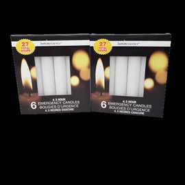 Luminessence Lot of 2  Luminessence  4.5 Hour 6 pack  Emergency Candles  NEW