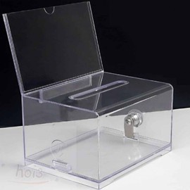 Hoi Locking Clear Acrylic Box Acrylic Organizer