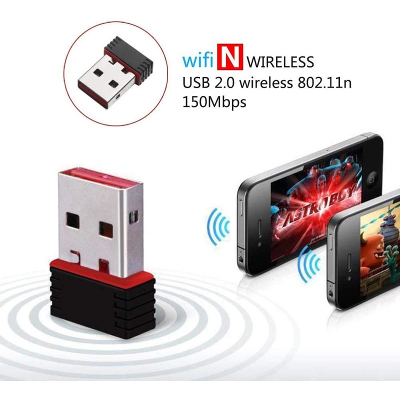 Superwang Mini USB Wifi Wireless Adapter N - 150Mbps 802.11n