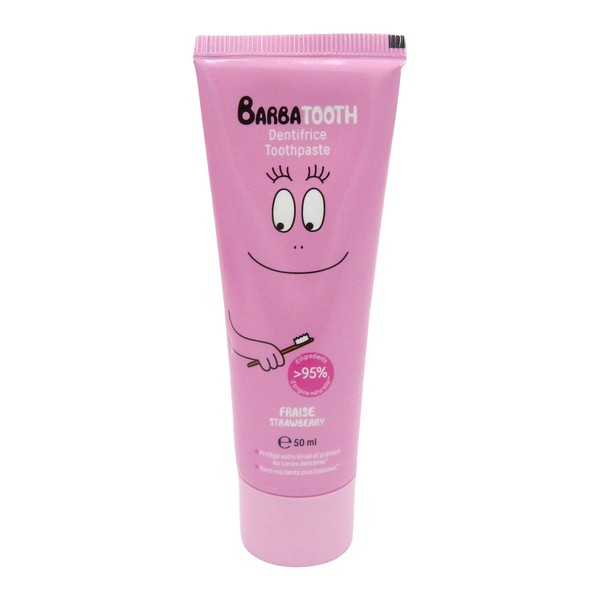 Barbapapa Take Care Strawberry Toothpaste (50 ml) - Children's Toothpaste