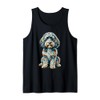 Polygon Art Cockapoo Cockerpoo Tank Top