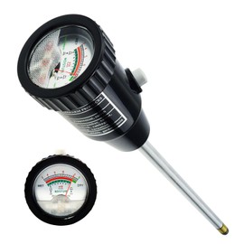 2-in-1 Digital Soil pH & Moisture Meter - 295mm Long Electrode, Test Kit for Indoor & Outdoor Plants, Garden, Lawn, Farm