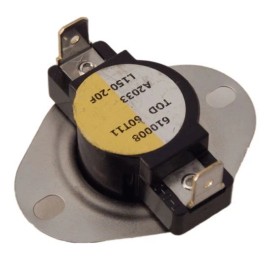 B&C, 290-003, Thermostat, 150°F, Automatic Reset, down terminals