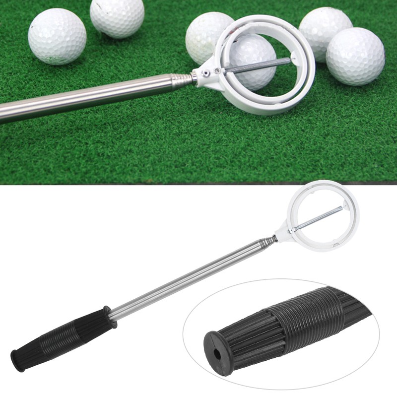 8 Sections Telescopic Golf Ball Pick Up Retriever Stainless Steel