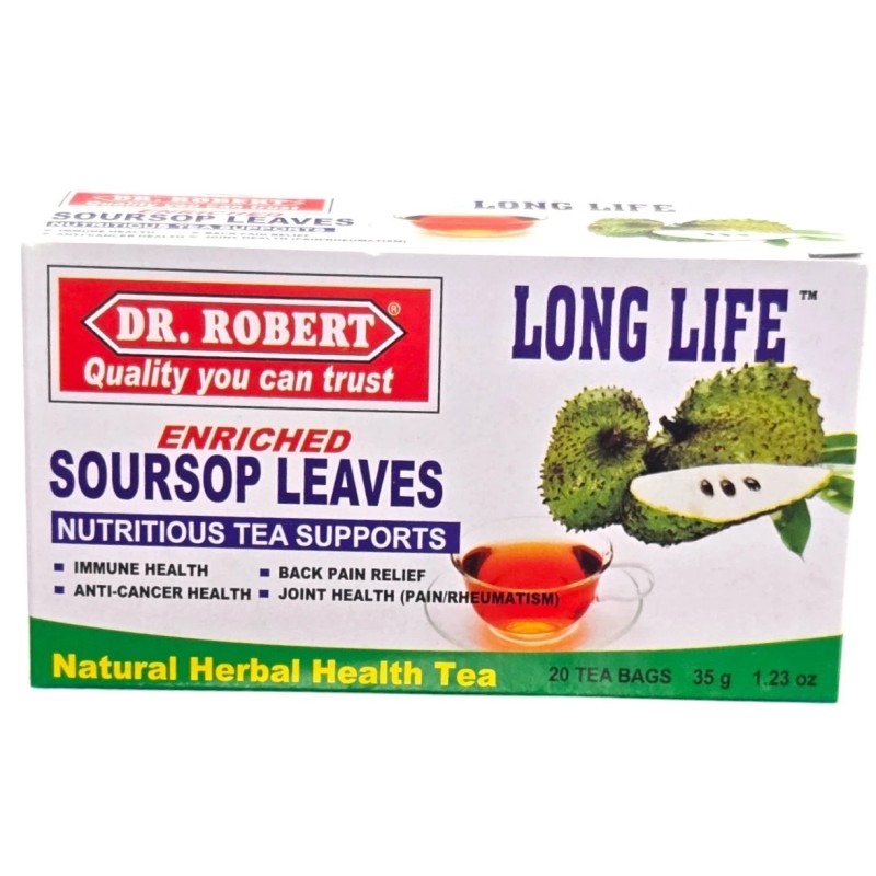 Dr RObert Soursop Leaves Tea Bags 20ct Natural Herbal Health
