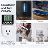 Techbee Indoor Digital Infinite Repeat Cycle Intermittent Outlet Timer Plug