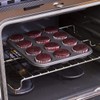 Nonstick Muffin and Cupcake Pan, 12 Cavity Carbon Steel Muffin