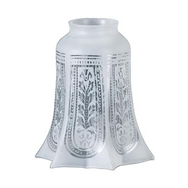 B&P Lamp® 2 1/4" Etched Filigree Shade