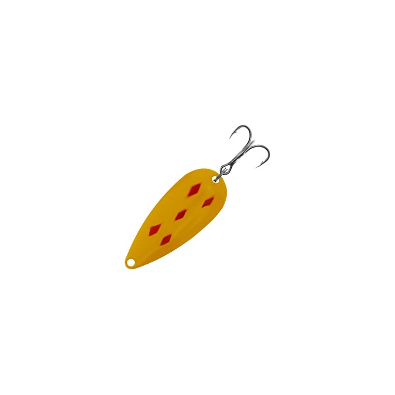 Temorah Arcadia Casting Spoons, (Yellow/5 Red Diamonds, 7/8 oz. 5PCS)