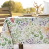 Benson Mills Floral Spring/Summer Durable Heavyweight Fabric Indoor Outdoor Tablecloth,