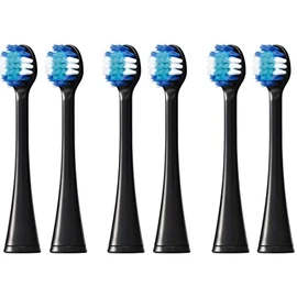 Panasonic EW0800-K Replacement Brush, Doltz Extra Fine Bristle Brush, Compact, Set of 2, Set of 3 (Total of 6 Pieces) (Black)
